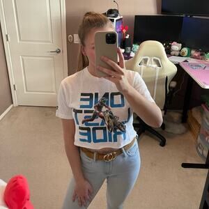 Chad‎ Reed Supercross One Last Ride Upcycle Cropped Top